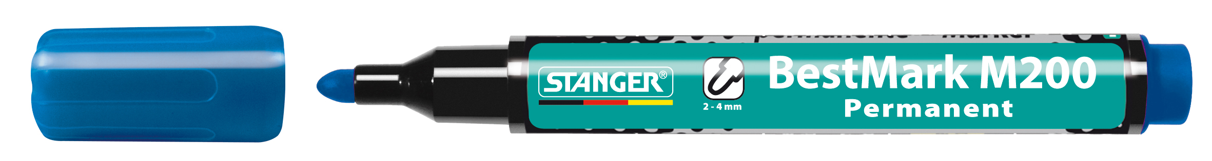 Permanent Marker Stanger M235 - Varf Rotund Albastru 2021 sanito.ro